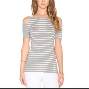 BNWT Bailey 44 Striped Short Sleeve Deneuve top